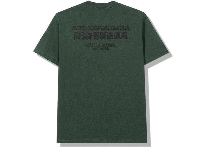 Anti Social Social Club x Neighborhood Cambered Green T-Shirt